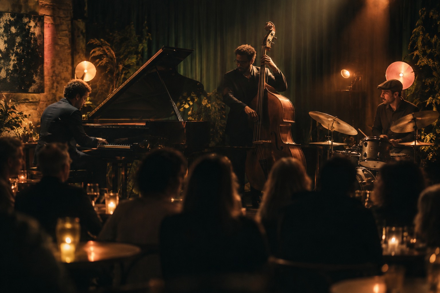 An intimate live jazz performance
